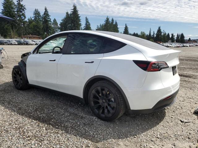 7SAYGAEE4NF518942 - 2022 TESLA MODEL Y Blanc photo 2