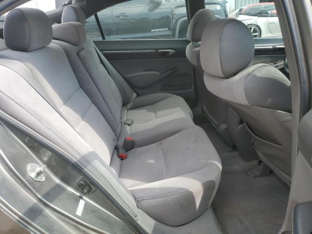 1HGFA16818L004855 - 2008 HONDA CIVIC EX GRAY photo 10