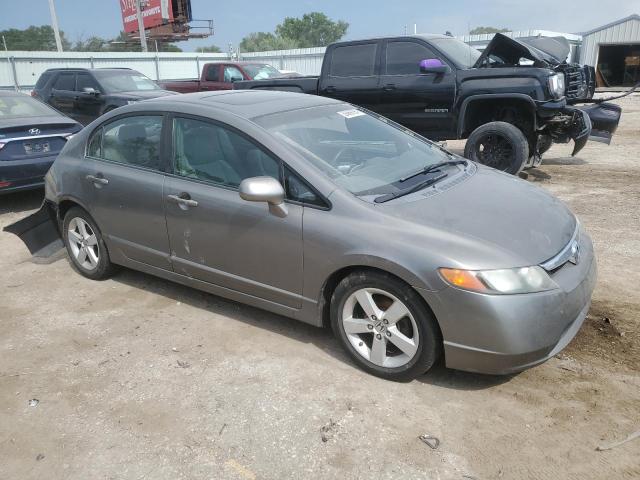 1HGFA16818L004855 - 2008 HONDA CIVIC EX GRAY photo 4