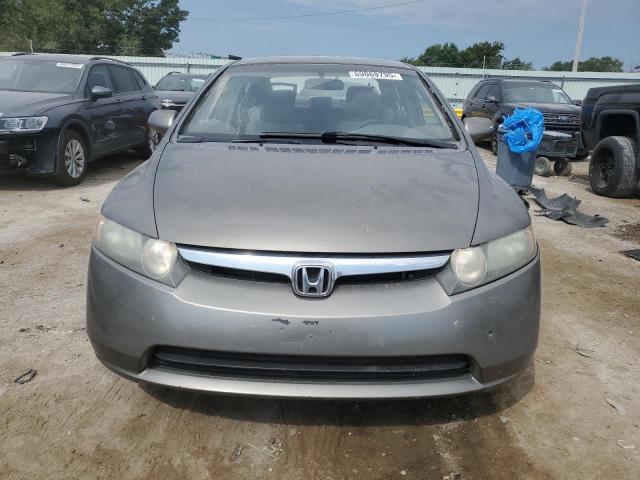 1HGFA16818L004855 - 2008 HONDA CIVIC EX GRAY photo 5