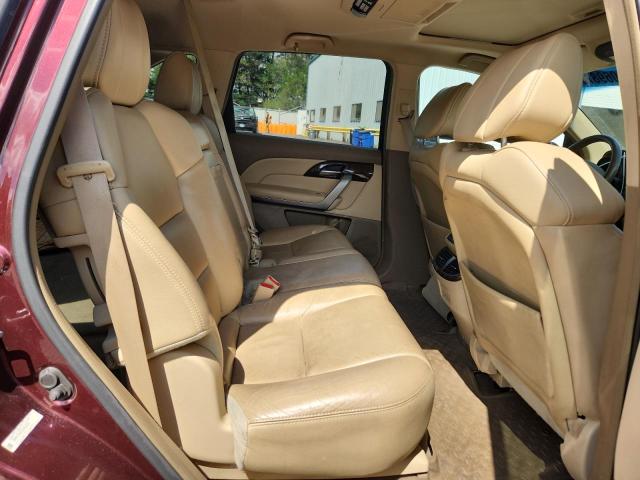 2HNYD2H43CH529091 - 2012 ACURA MDX TECHNOLOGY BURGUNDY photo 11