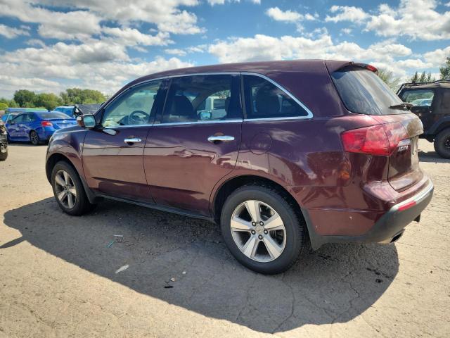 2HNYD2H43CH529091 - 2012 ACURA MDX TECHNOLOGY BURGUNDY photo 2