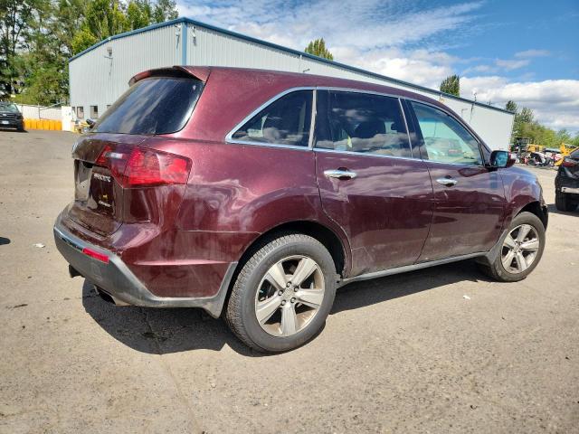 2HNYD2H43CH529091 - 2012 ACURA MDX TECHNOLOGY BURGUNDY photo 3
