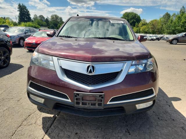 2HNYD2H43CH529091 - 2012 ACURA MDX TECHNOLOGY BURGUNDY photo 5