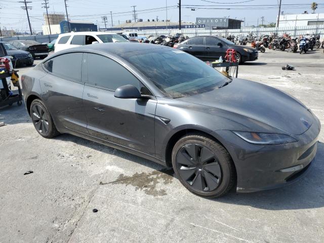 5YJ3E1EA9SF980757 - 2025 TESLA MODEL 3 CHARCOAL photo 4