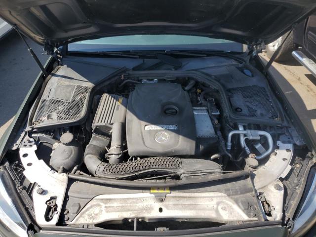 WDDWF4KB9JR345156 - 2018 MERZ C 300 4MATIC GREEN photo 11