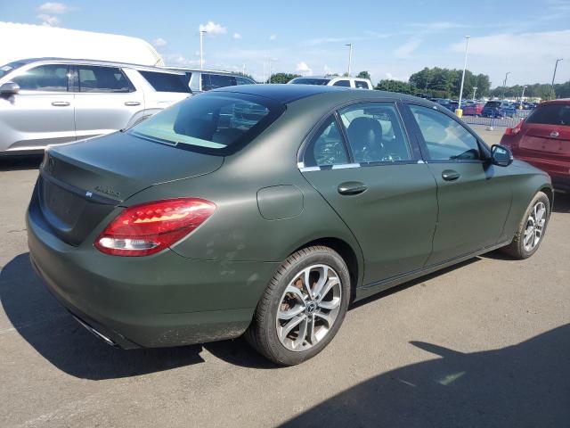 WDDWF4KB9JR345156 - 2018 MERZ C 300 4MATIC GREEN photo 3