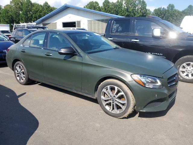 WDDWF4KB9JR345156 - 2018 MERZ C 300 4MATIC GREEN photo 4