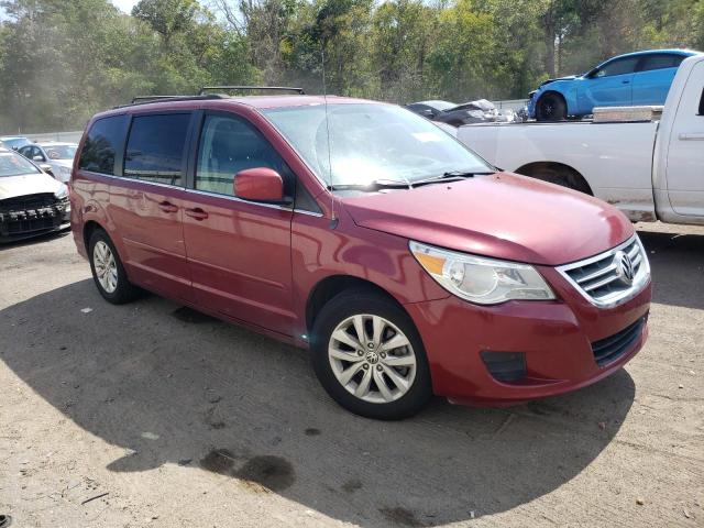 2C4RVABG4CR355336 - 2012 VOLKSWAGEN ROUTAN SE BURGUNDY photo 4