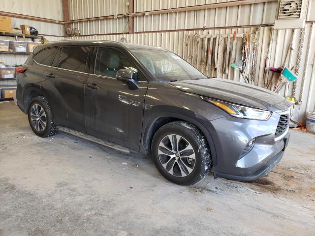 5TDGZRAHXMS529035 - 2021 TOYOTA HIGHLANDER XLE GRAY photo 4