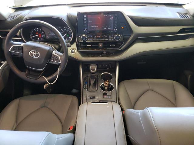 5TDGZRAHXMS529035 - 2021 TOYOTA HIGHLANDER XLE GRAY photo 8