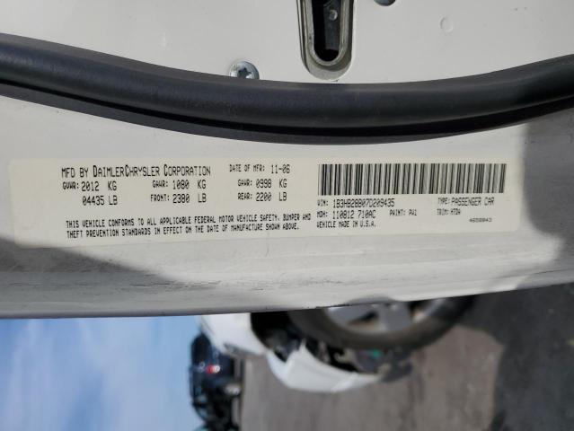 1B3HB28B07D209435 - 2007 DODGE CALIBER WHITE photo 12