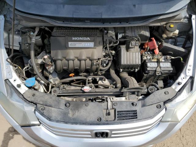 JHMZE2H79BS009341 - 2011 HONDA INSIGHT EX ვერცხლისფერი ფოტო 11