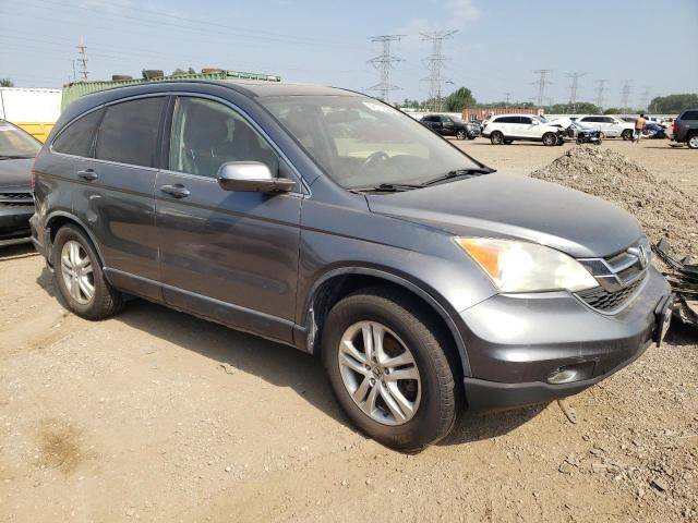 JHLRE4H76BC035003 - 2011 HONDA CR-V EXL GRAY photo 4