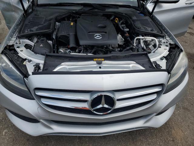55SWF4KB6GU125318 - 2016 MERCEDES-BENZ C 300 4MATIC SILVER photo 11