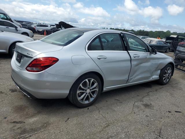 55SWF4KB6GU125318 - 2016 MERCEDES-BENZ C 300 4MATIC SILVER photo 3