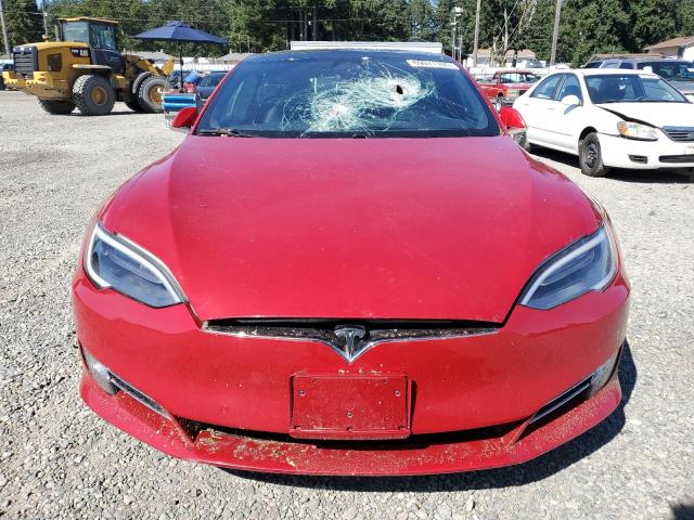 5YJSA1E25GF168069 - 2016 TESLA MODEL S 红色 照片 5