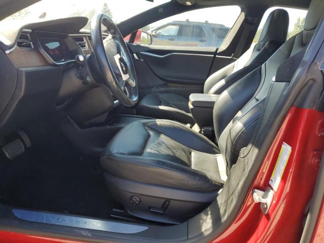 5YJSA1E25GF168069 - 2016 TESLA MODEL S 红色 照片 7