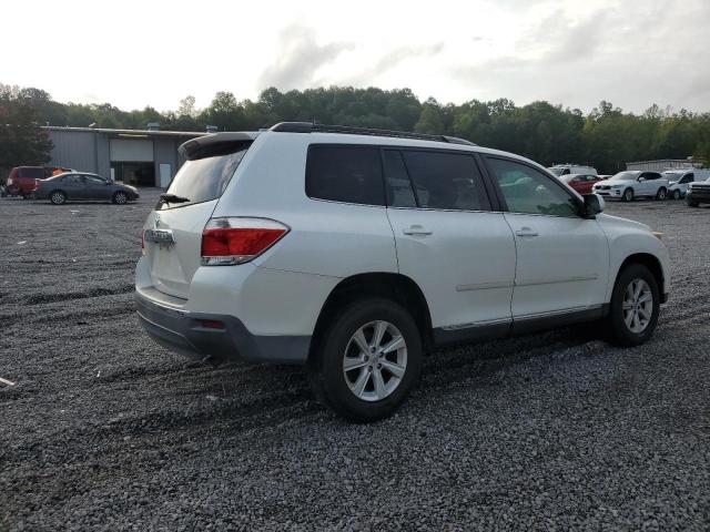 5TDZK3EHXCS062461 - 2012 TOYOTA HIGHLANDER BASE Սպիտակ լուսանկար 3