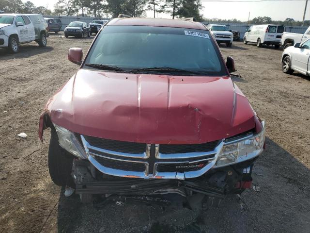 3C4PDCBGXDT510881 - 2013 DODGE JOURNEY SXT RED photo 5