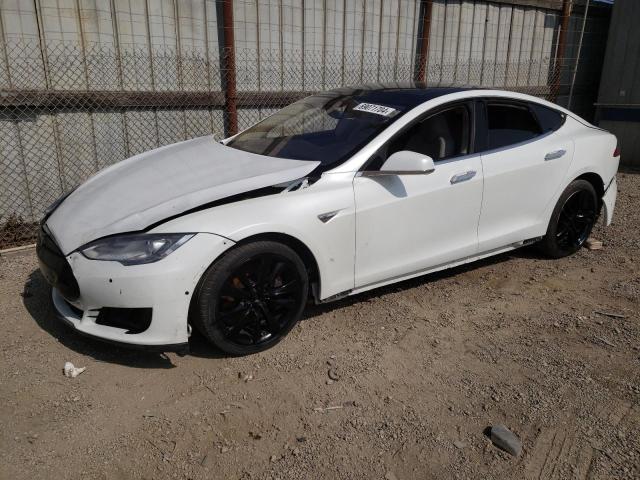 5YJSA1E24FF105205 - 2015 TESLA MODEL S 白色 照片 1