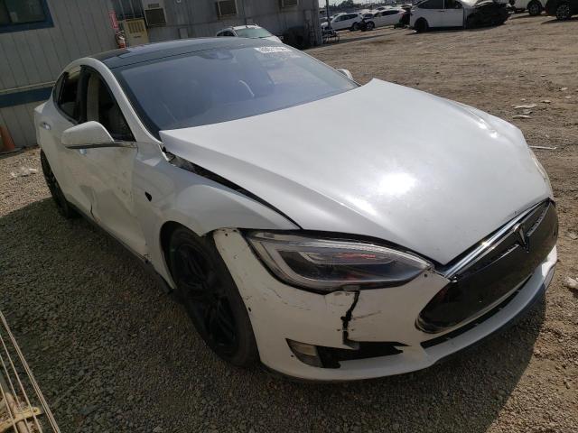 5YJSA1E24FF105205 - 2015 TESLA MODEL S 白色 照片 4
