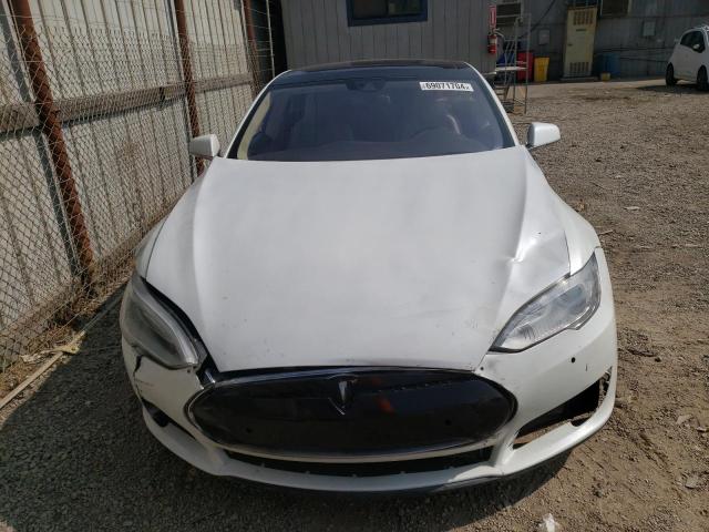 5YJSA1E24FF105205 - 2015 TESLA MODEL S 白色 照片 5