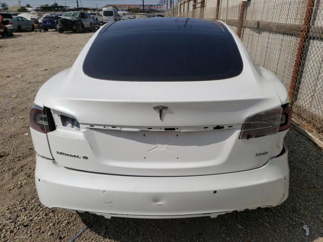 5YJSA1E24FF105205 - 2015 TESLA MODEL S WHITE photo 6