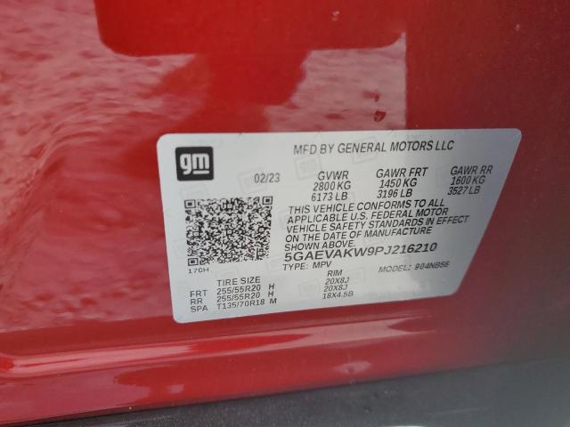 5GAEVAKW9PJ216210 - 2023 BUICK ENCLAVE ESSENCE Qırmızı foto 13