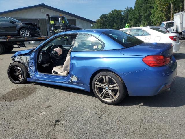 WBA3T7C56FPW79063 - 2015 BMW 435 XI BLUE photo 2