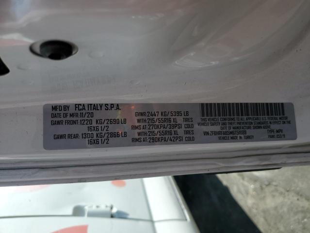 ZFBHRFAB5M6T51889 - 2021 RAM PROMASTER WHITE photo 13