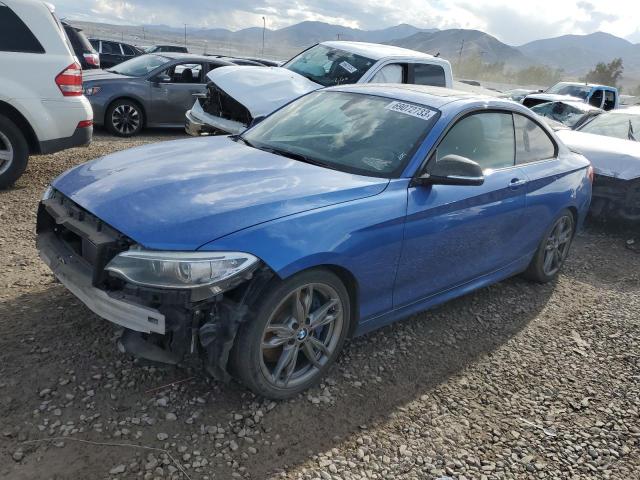 WBA1J7C54EVW84737 - 2014 BMW M235I BLUE photo 1