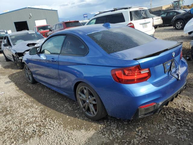 WBA1J7C54EVW84737 - 2014 BMW M235I BLUE photo 2