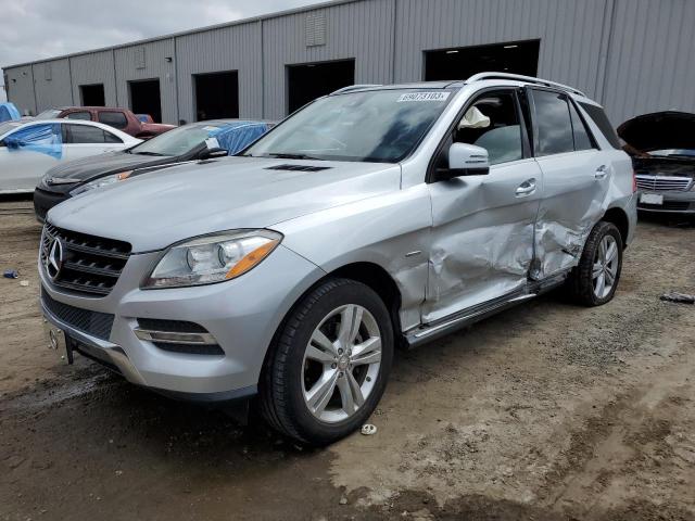 4JGDA5HB3CA011120 - 2012 MERCEDES-BENZ ML 350 4MATIC SILVER photo 1