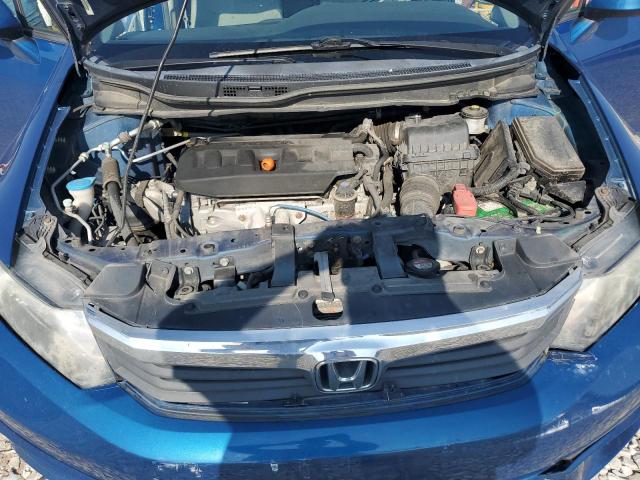 19XFB2F82CE078403 - 2012 HONDA CIVIC EX BLUE photo 11