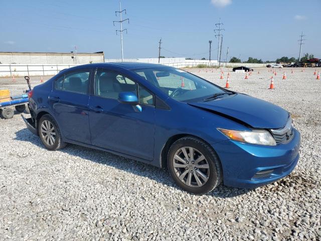 19XFB2F82CE078403 - 2012 HONDA CIVIC EX BLUE photo 4