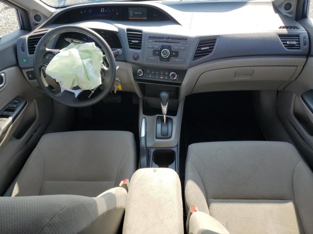 19XFB2F82CE078403 - 2012 HONDA CIVIC EX BLUE photo 8