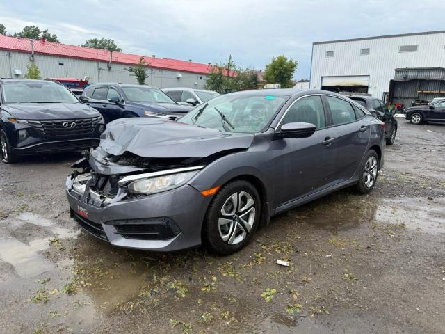 2HGFC2E52JH044615 - 2018 HONDA CIVIC LX CHARCOAL photo 2