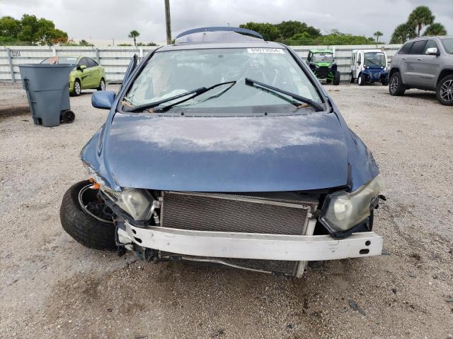 2HGFG12898H547789 - 2008 HONDA CIVIC EX BLUE photo 5