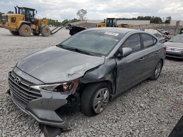 KMHD84LF2KU744045 - 2019 HYUNDAI ELANTRA SEL GRAY photo 1