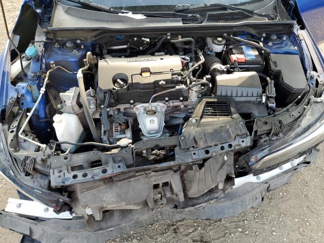 2HGFE2F53NH110149 - 2022 HONDA CIVIC SPORT BLUE photo 11