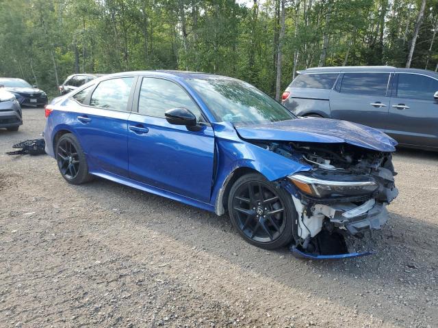 2HGFE2F53NH110149 - 2022 HONDA CIVIC SPORT BLUE photo 4