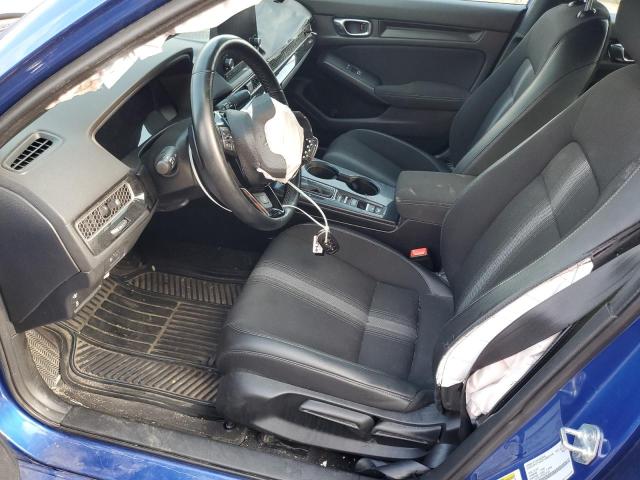 2HGFE2F53NH110149 - 2022 HONDA CIVIC SPORT BLUE photo 7