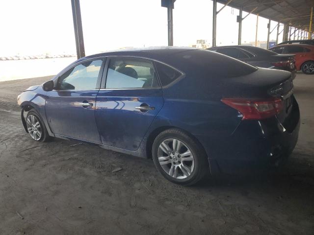 3N1AB7AP5KY457644 - 2019 NISSAN SENTRA S BLUE photo 2