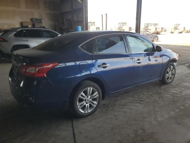 3N1AB7AP5KY457644 - 2019 NISSAN SENTRA S BLUE photo 3