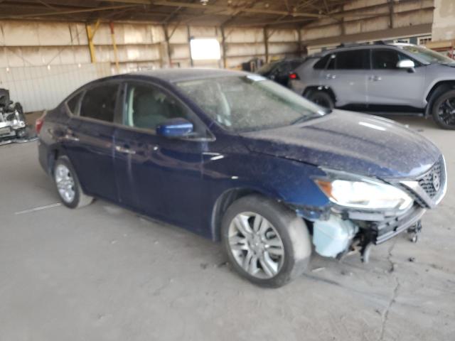 3N1AB7AP5KY457644 - 2019 NISSAN SENTRA S BLUE photo 4