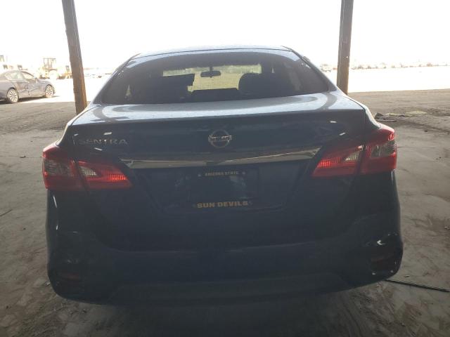 3N1AB7AP5KY457644 - 2019 NISSAN SENTRA S BLUE photo 6