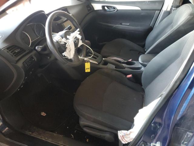 3N1AB7AP5KY457644 - 2019 NISSAN SENTRA S BLUE photo 7