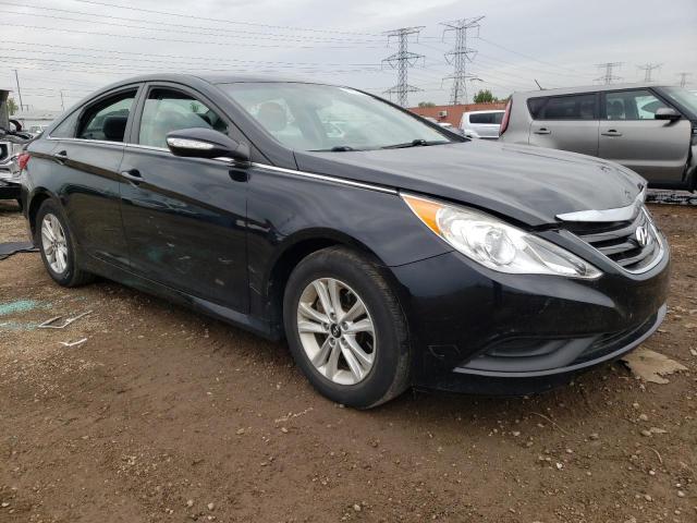 5NPEB4AC6EH903442 - 2014 HYUNDAI SONATA GLS BLACK photo 4