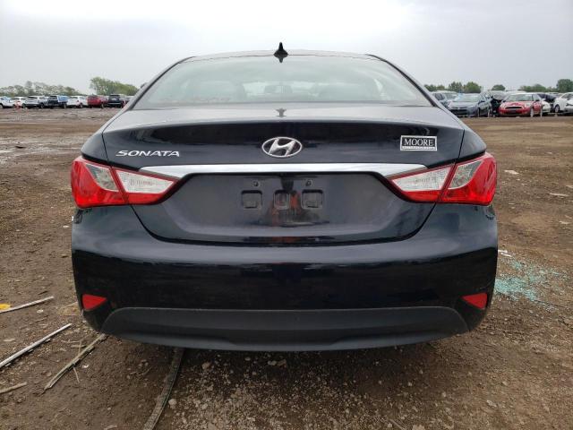 5NPEB4AC6EH903442 - 2014 HYUNDAI SONATA GLS BLACK photo 6